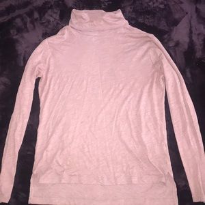 Pink madewell turtleneck shirt